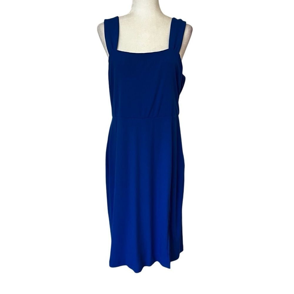 Laundry by Shelli Segal Blue Jersey Knit Dress. Size 16.  Great Condition!!